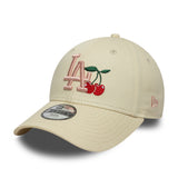 New Era - Youth Mlb Fruit Icon LA 9Forty - Beige Cherry Light Pink