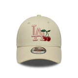 New Era - Youth Mlb Fruit Icon LA 9Forty - Beige Cherry Light Pink