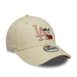 New Era - Youth Mlb Fruit Icon LA 9Forty - Beige Cherry Light Pink