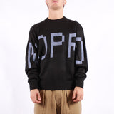 No Problemo - Gradient Knit Jumper - Black