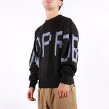No Problemo - Gradient Knit Jumper - Black