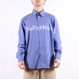 No Problemo - No Problemo Ls Poplin Shirt - Navy
