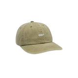 Obey - Pigment Bold 6 Panel Strapback - Pigment Khaki