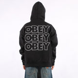 Obey - Treble Extra Heavy Hood - Black