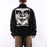 Obey - Icon Face Sherpa Jacket - Black