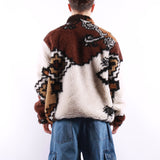 Obey - Moroccan Rug Sherpa Jacket - Brown Multi