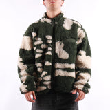 Obey - Obey Shaggy Sherpa Jacket - Kombu Green Multi