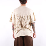 Octopus - Magic Octopus Plains Tee - Cream