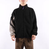 Octopus - Octopus Side Sherpa Zip Neck - Black