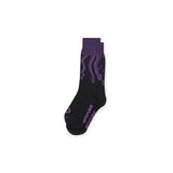 Octopus - Socks - Purple Black