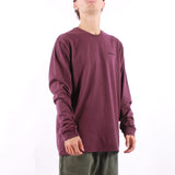 Patagonia - Ms Ls P6 Logo Responsibili Tee - Berry Fig
