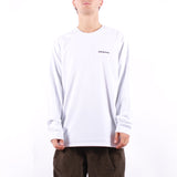 Patagonia - Ms Ls Ps Logo Responsibili Tee - Fiber White