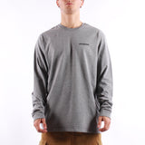 Patagonia - Ms Ls P6 Logo Responsibili Tee - Gravel Heather