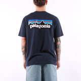 Patagonia - Ms P6 Logo Responsibili Tee - New Navy