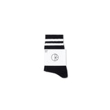 Polar Skate Co - Rib Socks Happy Sad - Black