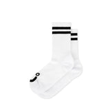 Polar Skate Co - Rib Socks Happy Sad - White