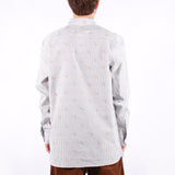 Scotch and Soda - Regular Fit LS Shirt - Bright White Stripe