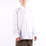 Selected - Clay Linen LS Shirt - Bright White