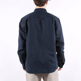 Selected - Clay Linen LS Shirt - Sky Captain