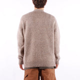 Selected - Cody Ls Knit Cardingan - Oatameal Neps