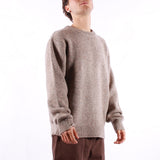Selected - Cody Ls Knit Crew Neck - Oatameal Neps