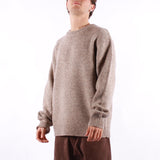 Selected - Cody Ls Knit Crew Neck - Oatameal Neps
