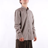 Selected - Cole Jay Melange Ls Shirt - Choacolate Chip Multi