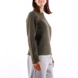 Selected - Lulu LS Knit - Kalamata Melange