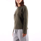 Selected - Lulu LS Knit - Kalamata Melange