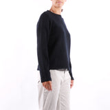 Selected - Lulu LS Knit - Sapphire Melange