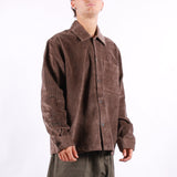 Selected - Motto Kris Cord Overshirt - Chocolate Chip