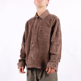 Selected - Motto Kris Cord Overshirt - Chocolate Chip