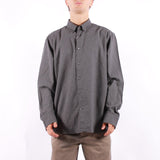 Selected - Reg Cole Jay LS Shirt - Dark Grey Melange
