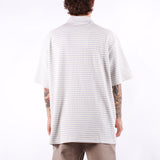 Selected - Thomas SS Overshirt - Egret Skyway