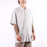 Selected - Thomas SS Overshirt - Egret Skyway