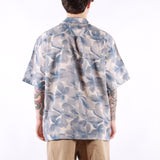 Selected - Air Mix SS Shirt - Blue Mirages Leaves