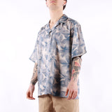 Selected - Air Mix SS Shirt - Blue Mirages Leaves