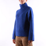 Selected - Gabriella Ls Knit - Dazzling Blue