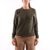 Selected - Lulu Ls Knit - Kalamata Melange