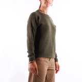 Selected - Lulu Ls Knit - Kalamata Melange