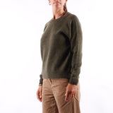 Selected - Lulu Ls Knit - Kalamata Melange