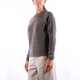 Selected - Lulu Ls Knit - Medium Grey Melange