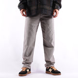 Selected - Myles Struc Dyed Pant - Demitasse Egret