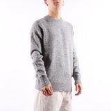 Selected - Rai Ls Knit Crew - Light Grey Melange