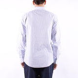Selected - Slim Rick Poplin Shirt - Bright White Stripes