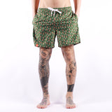 Sun 68 - Swim Pant Tie Pattern - 37 Verde Scuro | Sun 68 | Costumi | 59.00 | Beach Break Shop