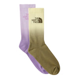 The North Face - Everyday Crew Sock Dip Dye 2 Pair - Hushed Lavender Metal Pink Pear Lemon Mist