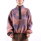 The North Face - M Tnf Red Box Printed 1-2 Fleece - Grounded Plum
