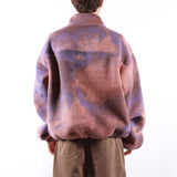 The North Face - M Tnf Red Box Printed 1-2 Fleece - Grounded Plum