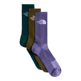 The North Face - Multi Sport Cushion Crew Socks - Grounded Plum Caraway Seed Pacific Teal